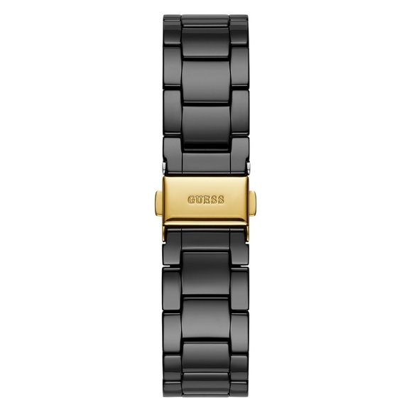 New GUESS Gold-Tone and Black Ceramic Multifunction Watch - Picture 2 of 9